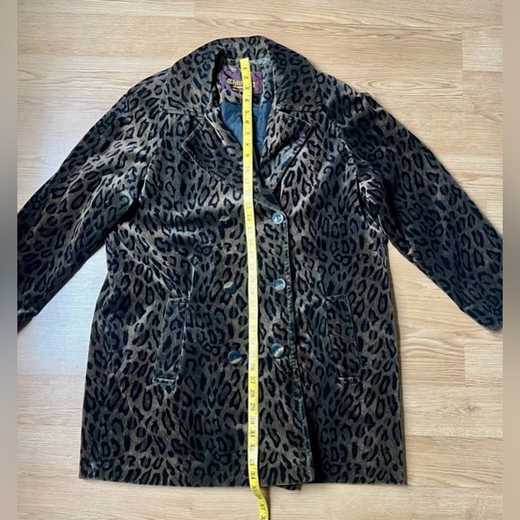 CHIVALRY Vintage De Ball Velvet Animal Print Coat 🐆🧥 - Picture 10 of 11